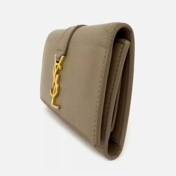 YVES SAINT LAURENT CADSANDRA LEATHER 6 RING KEY CASE/F0049 - Picture 2 of 7